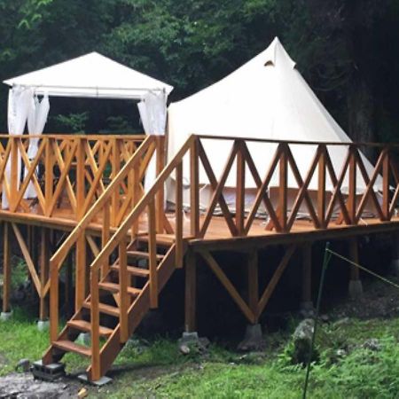 Riverside Glamping Nuts - Vacation Stay 29928V Higashiomi Exteriér fotografie